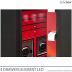 Brixia LED light organizer with 4 drawers for size 5-6