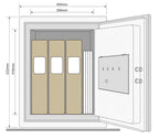 Yale YFM520 Fireproof (37L) XL - Safes - Fire protection 60 min