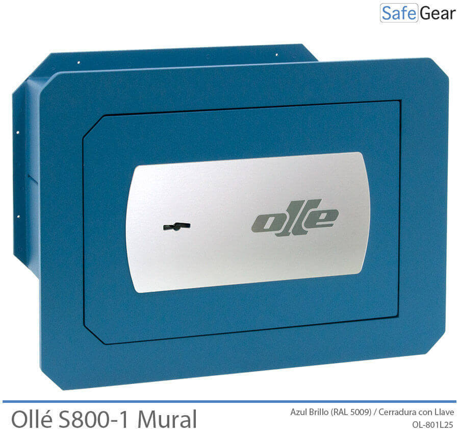 Caja Fuerte - Ollé S801 Mural (25cm) - Cerradura Llave