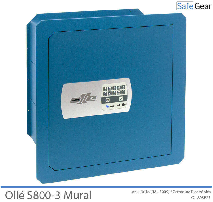 Caja Fuerte - Ollé S803 Mural (25cm) - Cierre Electrónico