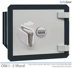 Caja Fuerte - Ollé I Mural - Certificación Grado I - 2 - Cierre Electrónico