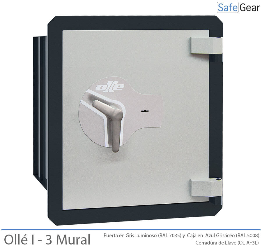 Caja Fuerte - Ollé I Mural - 3 - Cerradura Llave - con Buzón