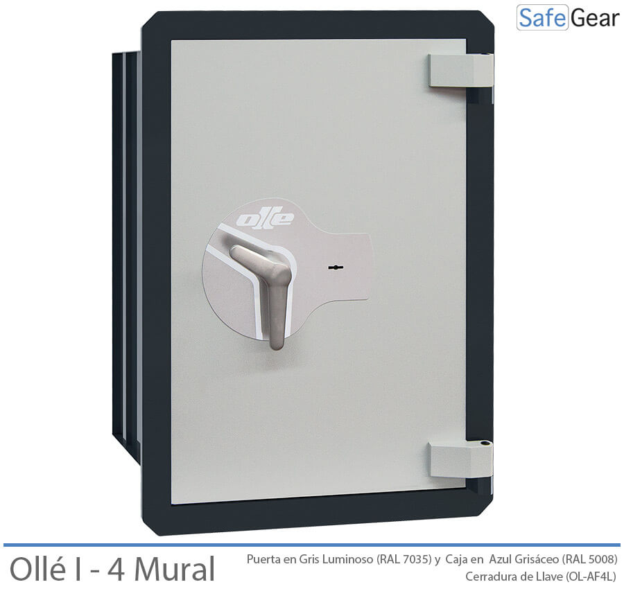 Caja Fuerte - Ollé I Mural - 4 - Cerradura Llave - con Buzón