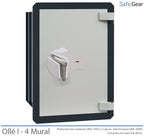 Caja Fuerte - Ollé I Mural - 4 - Cerradura Llave - con Buzón