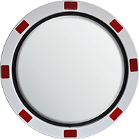 Traffic Mirror - Stainless Steel - Round - 60 cm