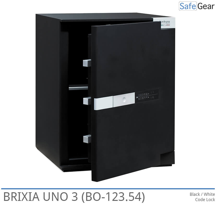 Caja Fuerte - Brixia Uno 3 - Apertura Izq - Grado 1 -  Cierre Electrónico - En Negro