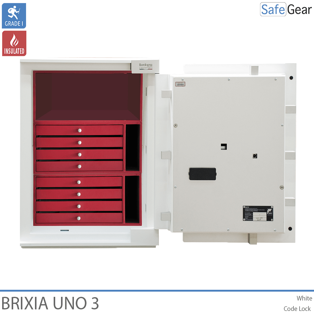 Brixia Uno 3 Safe (66 L) - Burglary Test Grade I - Code Lock