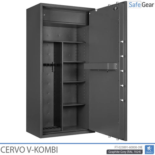 Cervo V Combi - Gun Cabinet - (7 Rifles) - Burglary Test Grade 1