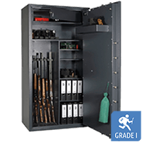 Cervo V Combi - Gun Cabinet - (7 Rifles) - Burglary Test Grade 1