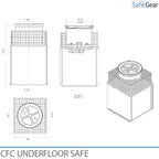 CFC Floor Cabinet - Camouflaged - Mechanical Combination Lock