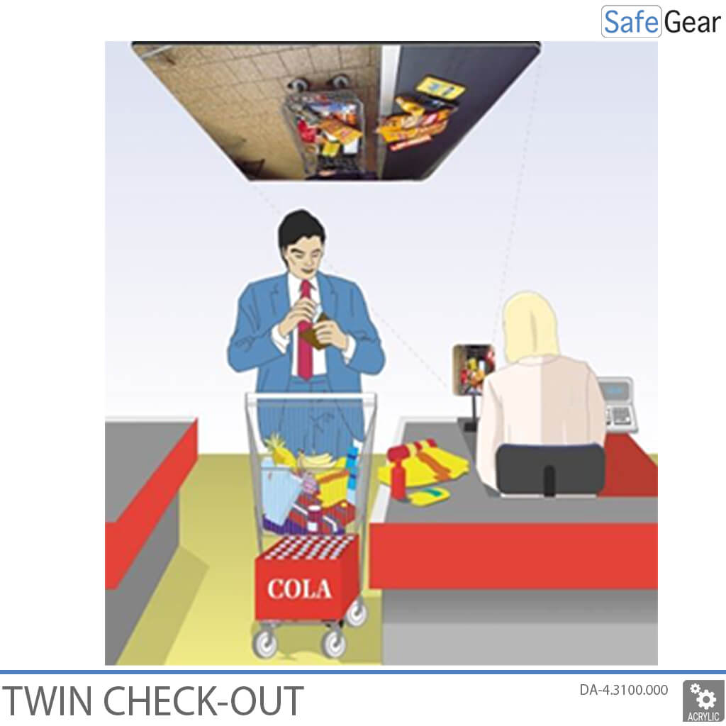 Twin Check-out Mirrors