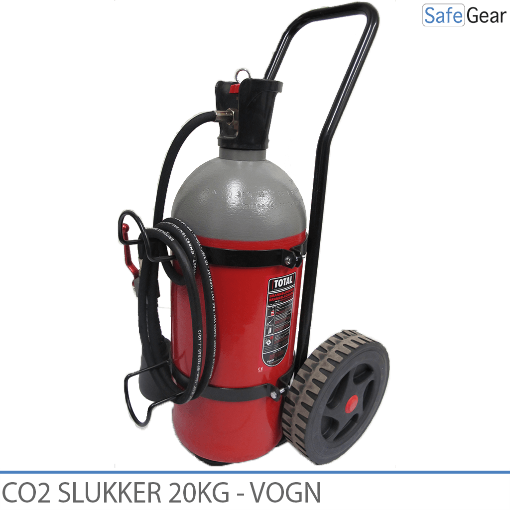 CO2 Slukker 20 kg - Vogn