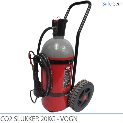 CO2 Slukker 20 kg - Vogn