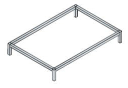 Leg stand for drawing cabinet A1