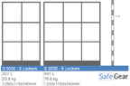 Series Intro - Bag cabinet - 9 compartments with acrylic doors
