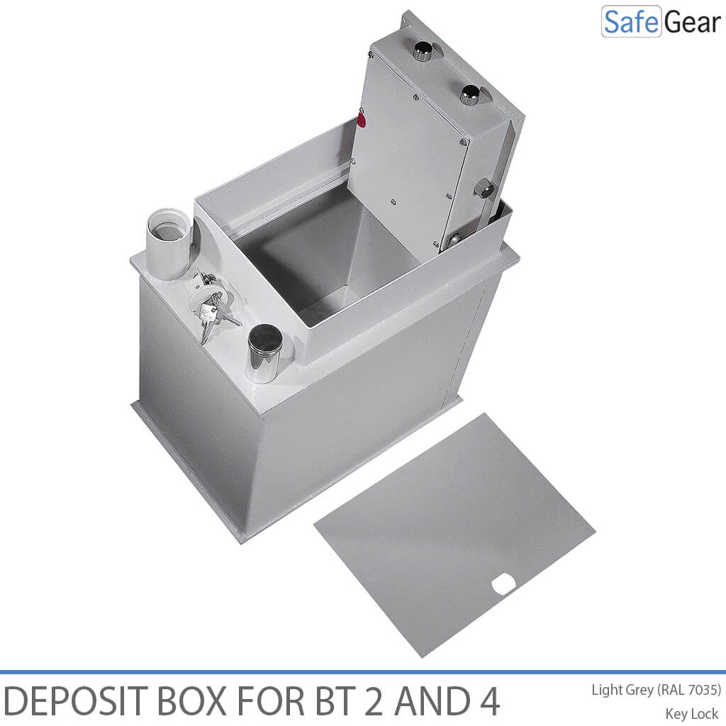 aluminium cash deposit box BT floor safe