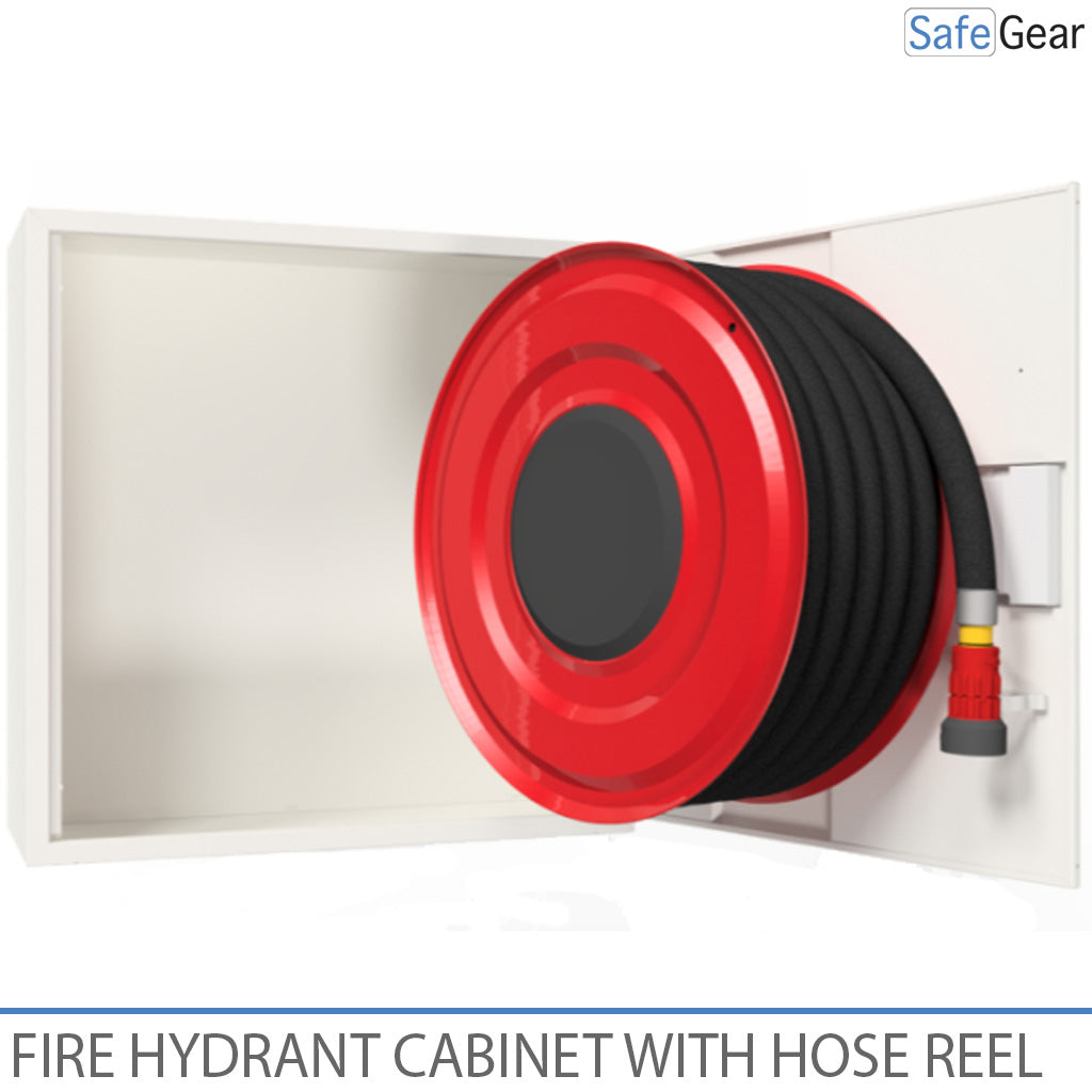 Fire cabinet with hose reel - 690x690x290 mm - PVC 30 m - 3/4'' (19mm)