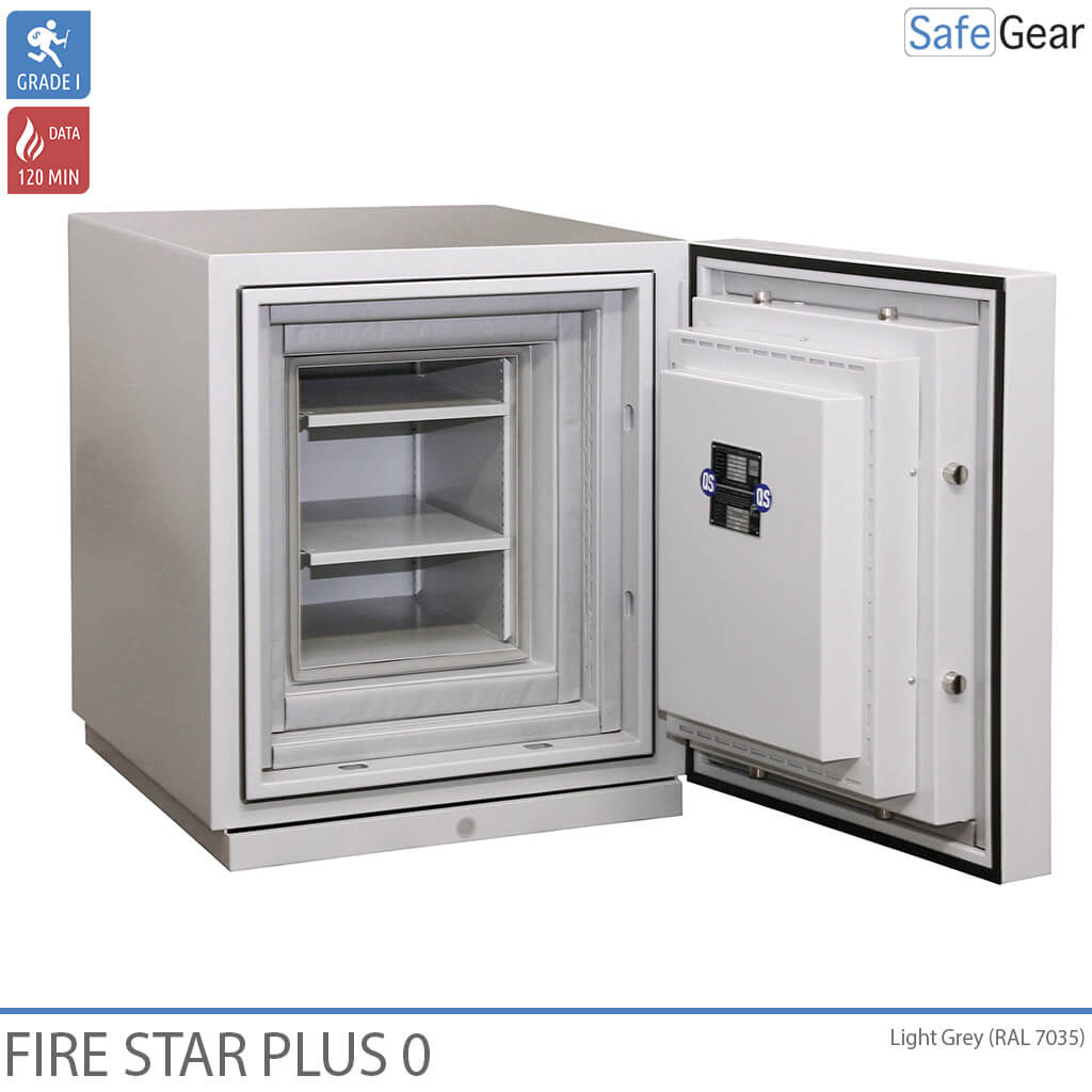 Fire Star Plus 0 Fireproof Data Safe (44 LTO) - Burglary Test Grade I / Fire Test 120 min