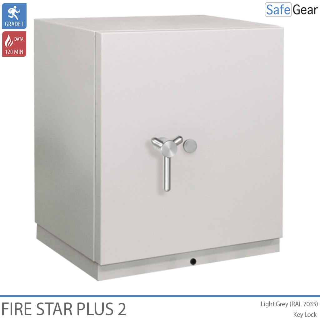 Fire Star Plus 2 Fireproof Data Safe (168 LTO) - Burglary Test Grade I / Fire Test 120 min