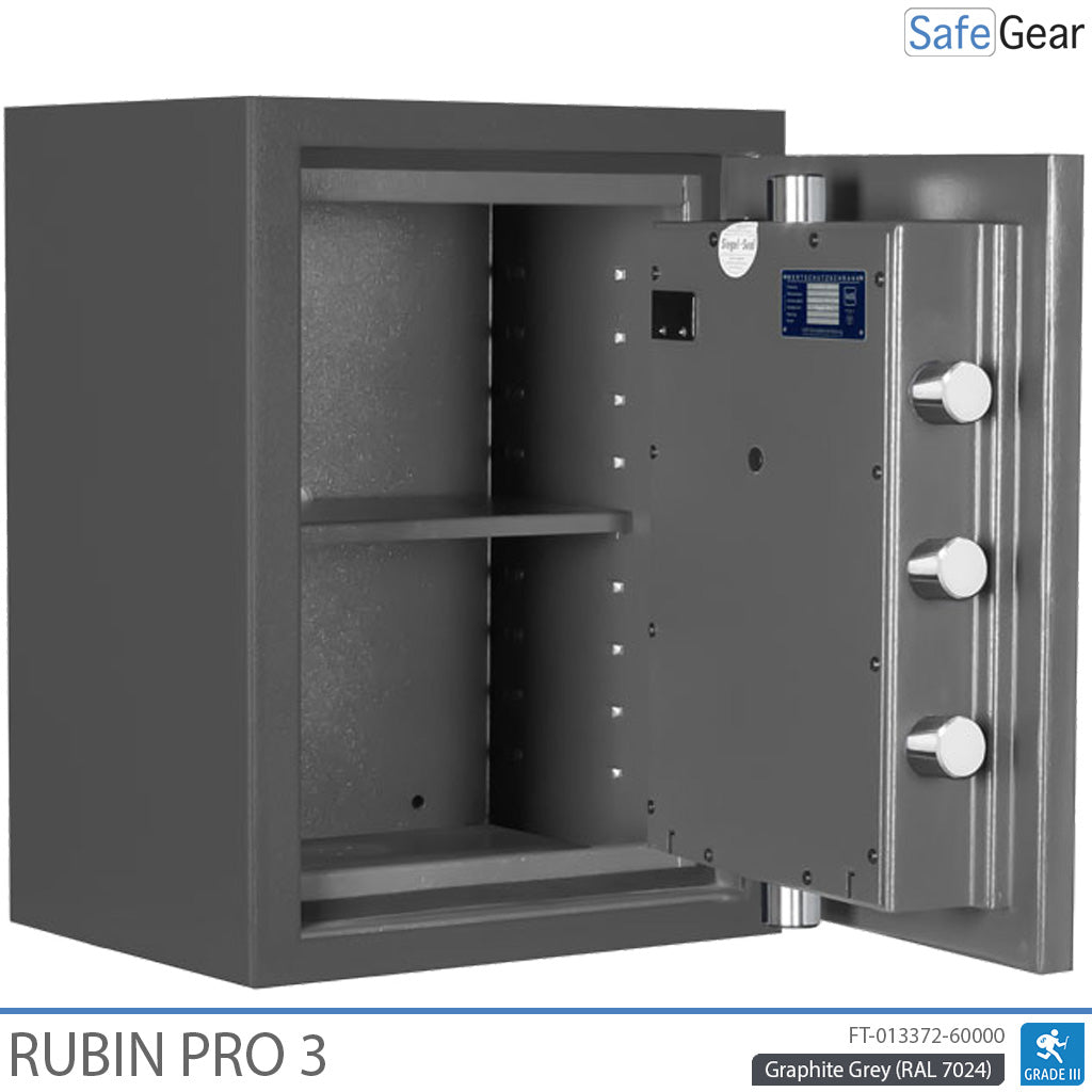 Rubin Pro 3 - Security Safe (42 Liters) - Burglary Test Grade 3