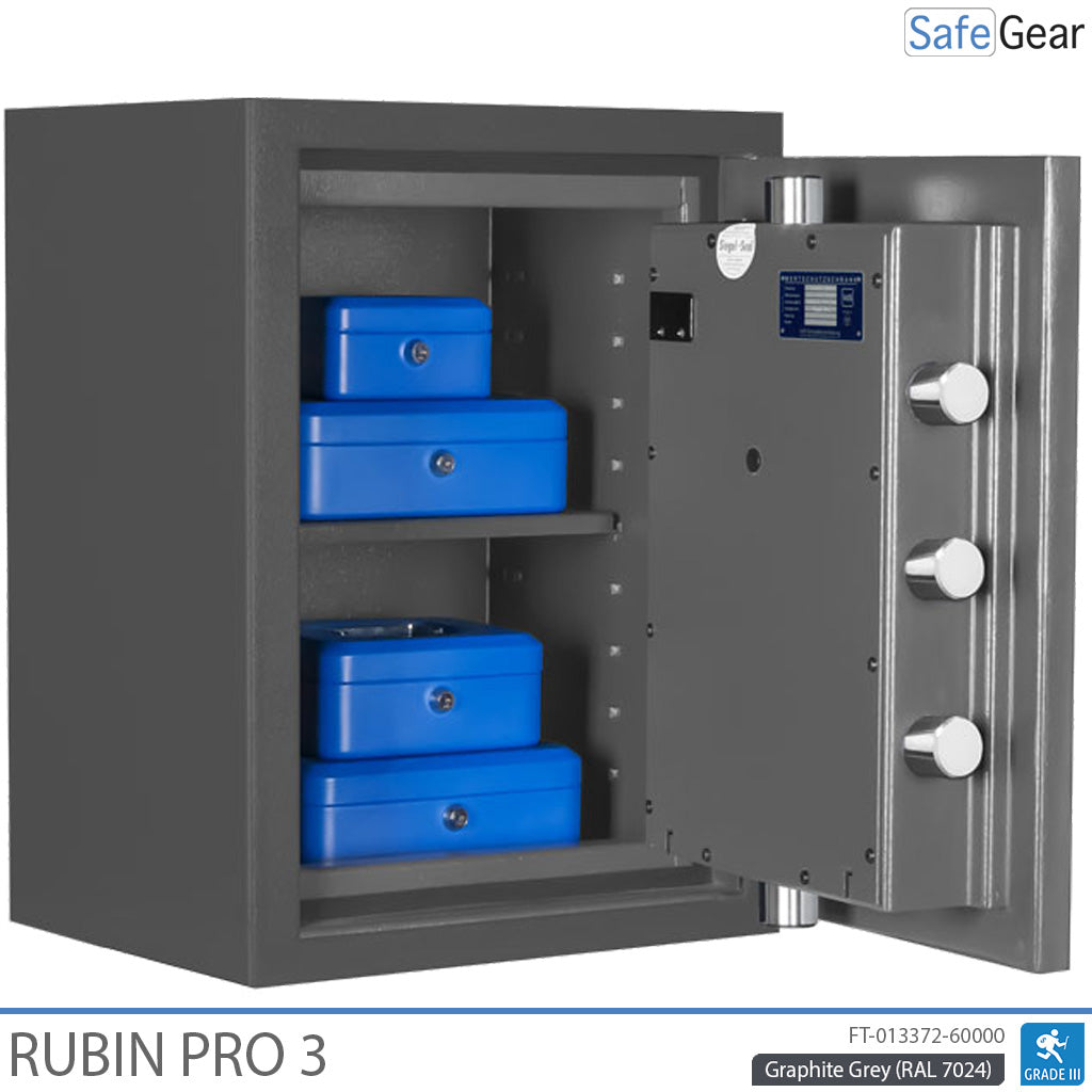 Rubin Pro 3 - Security Safe (42 Liters) - Burglary Test Grade 3