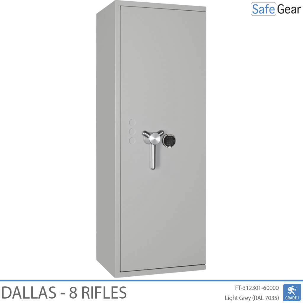 Dallas Gun Safe 8 Rifles - Grade 1 - Code Lock