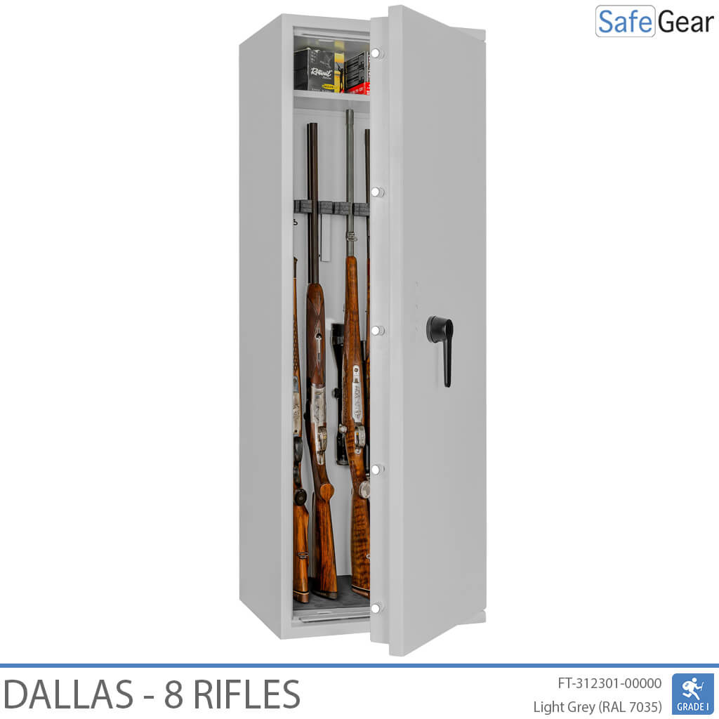 Dallas - Gun Safe (8 Rifles) - Burglary Test Grade 1