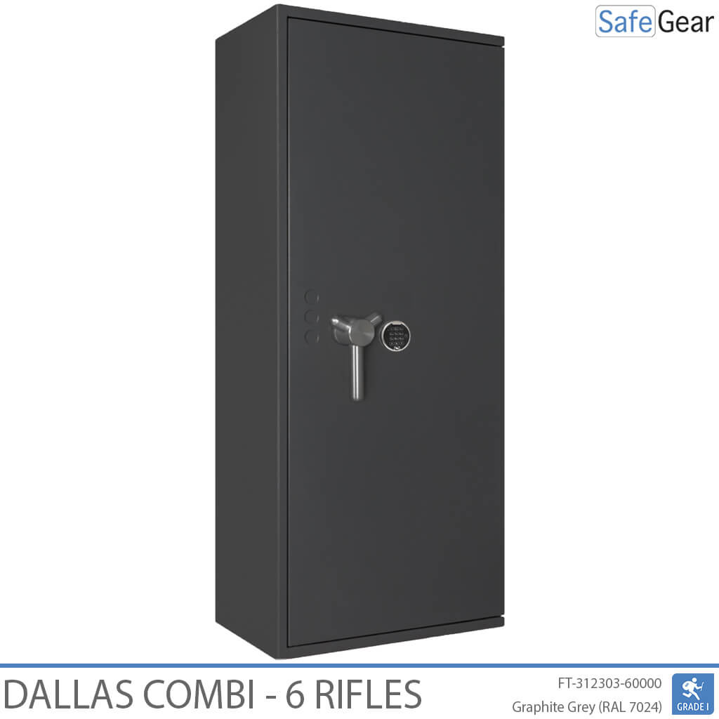 Dallas Combi - Gun Safe (6 Rifles) - Burglary Test Grade 1