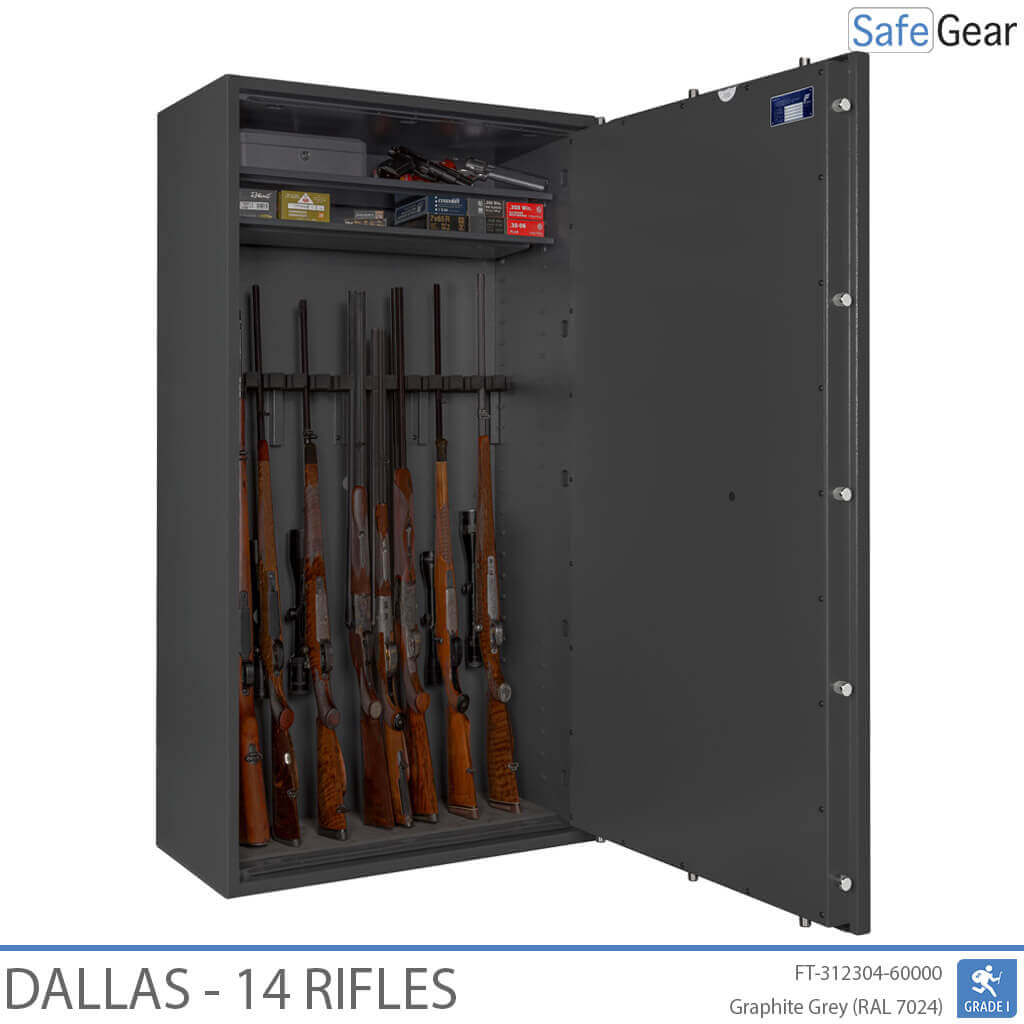 Dallas - Gun Safe (14 Rifles) - Burglary Test Grade 1