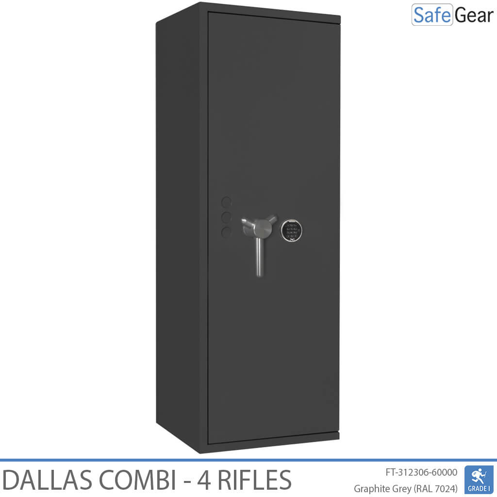 Dallas Combi - Gun Safe (4 Rifles) - Burglary Test Grade 1