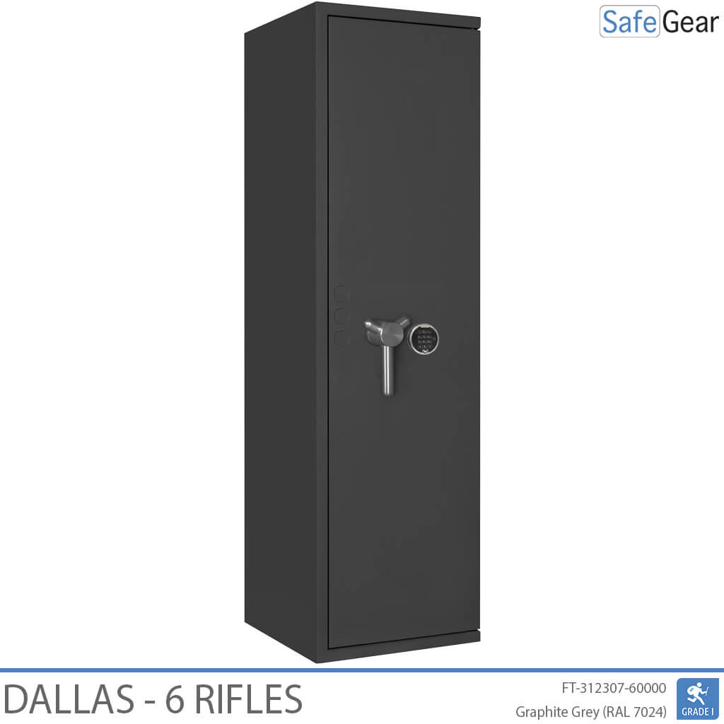 Dallas - Gun Safe (6 Rifles) - Burglary Test Grade 1