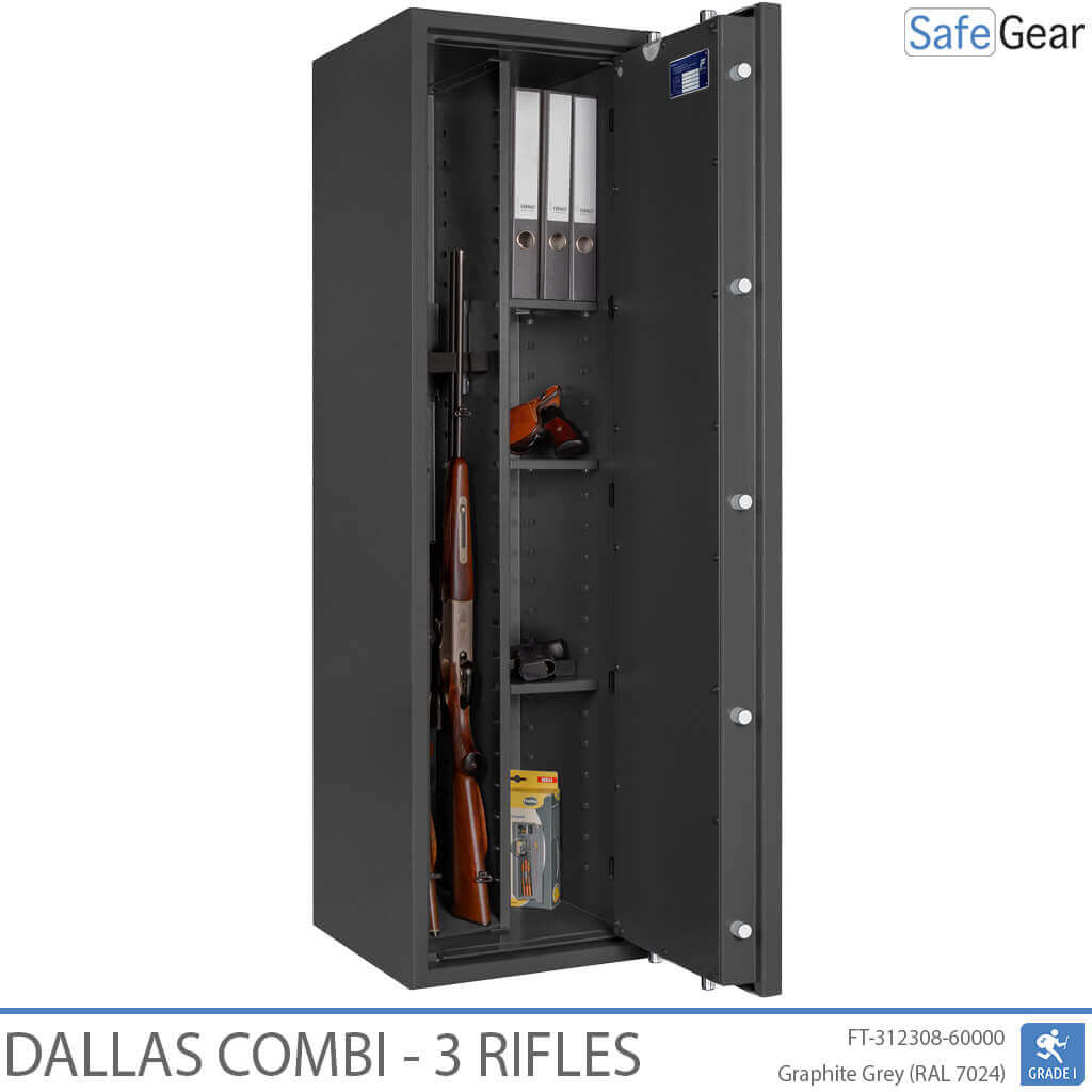 Dallas Combi - Gun Safe (3 Rifles) - Burglary Test Grade 1