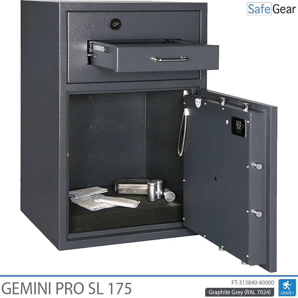 Gemini Pro SL 175 Deposit Safe (205 L) - Burglary Test D-I - Key Lock