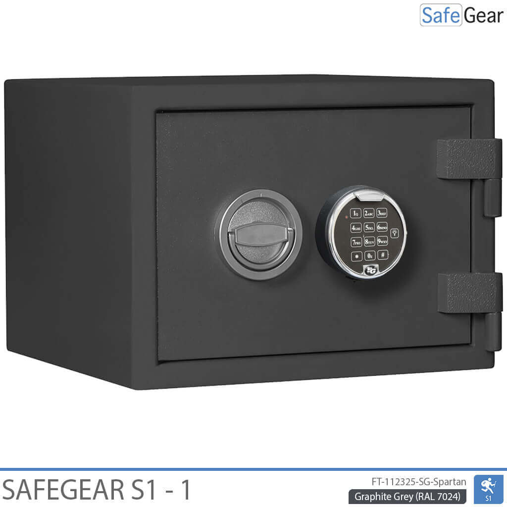 SafeGear SG 1 - Security Safe (34 Liters) - Burglary Test Grade S1