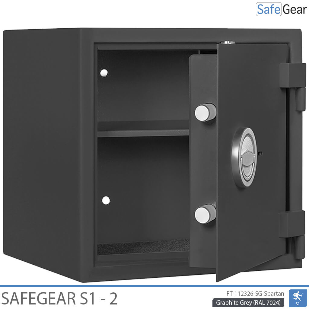 SafeGear SG 2 - Security Safe (46 Liters) - Burglary Test Grade S1