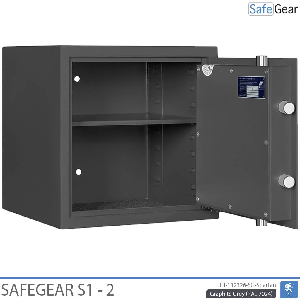 SafeGear SG 2 - Security Safe (46 Liters) - Burglary Test Grade S1