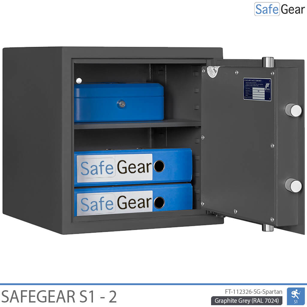 SafeGear SG 2 - Security Safe (46 Liters) - Burglary Test Grade S1