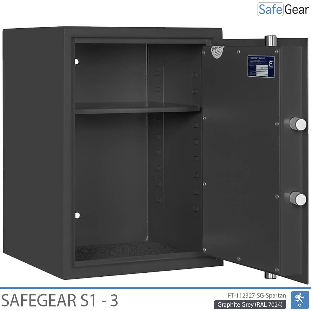 SafeGear SG 3 - Security Safe (63 Liters) - Burglary Test Grade S1