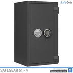 SafeGear SG 4 - Security Safe (85 Liters) - Burglary Test Grade S1
