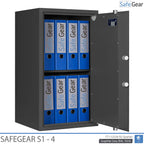 SafeGear SG 4 - Security Safe (85 Liters) - Burglary Test Grade S1