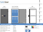 SafeGear SG 4 - Security Safe (85 Liters) - Burglary Test Grade S1