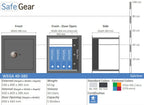 Measurements Wega Wall Safe