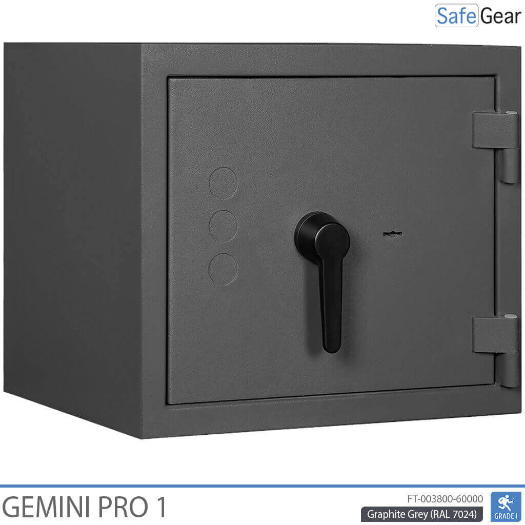 Gemini Pro 1 – Bezpečnostní trezor (46 litrů) – Třída 1 podle zkoušky odolnosti proti vloupání