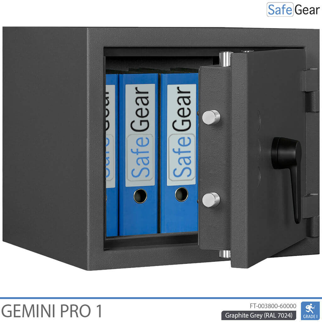 Gemini Pro 1 – Bezpečnostní trezor (46 litrů) – Třída 1 podle zkoušky odolnosti proti vloupání