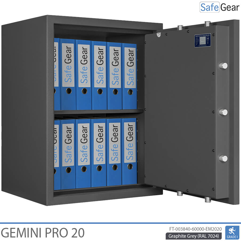 Gemini Pro 20 - Security Safe (141 Liters) - Burglary Test Grade 1