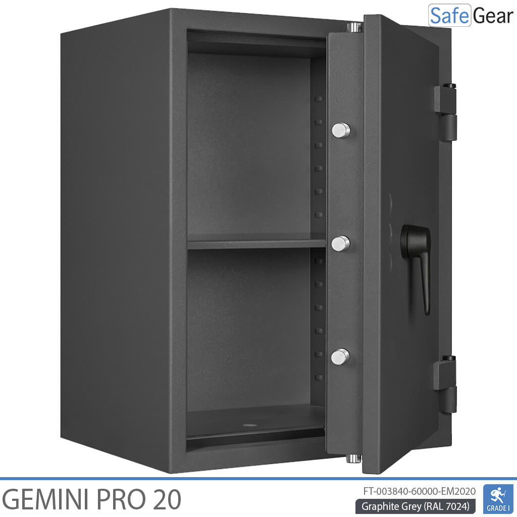 Gemini Pro 20 – Bezpečnostní trezor (142 litrů) – Třída 1 podle zkoušky odolnosti proti vloupání