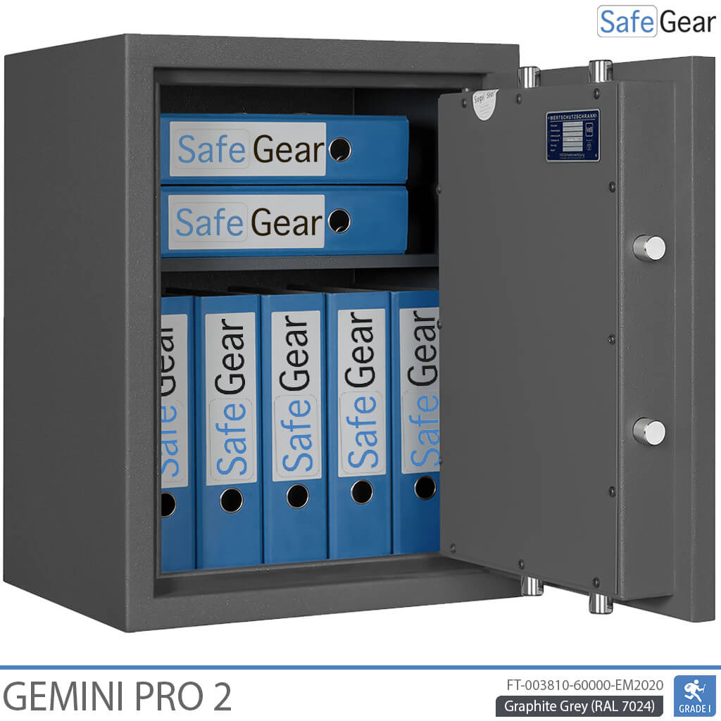 Gemini Pro 2 - Security Safe (70 Liters) - Burglary Test Grade 1