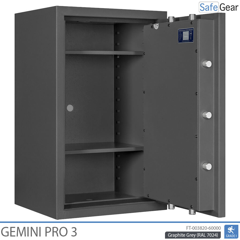 Gemini Pro 3 – Bezpečnostní trezor (91 litrů) – Třída 1 podle zkoušky odolnosti proti vloupání