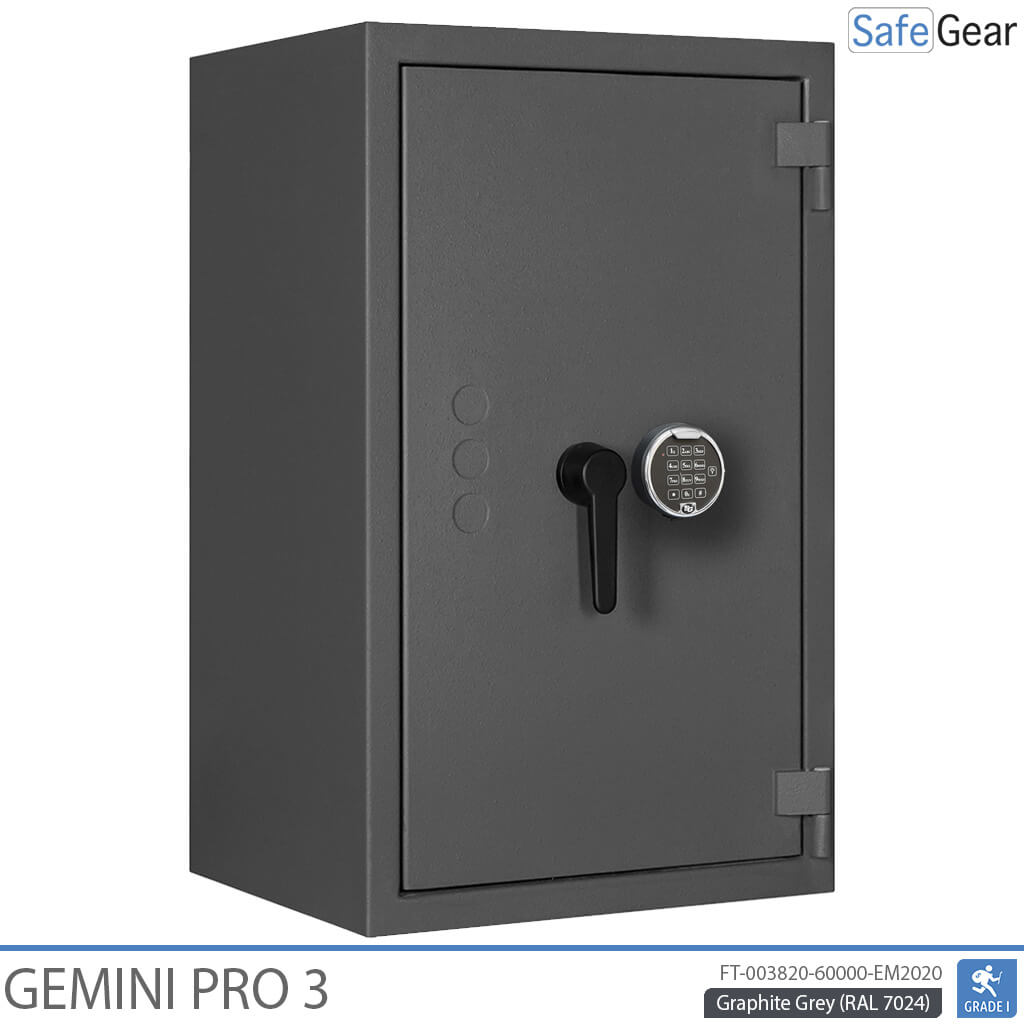 Gemini Pro 3 – Bezpečnostní trezor (91 litrů) – Třída 1 podle zkoušky odolnosti proti vloupání