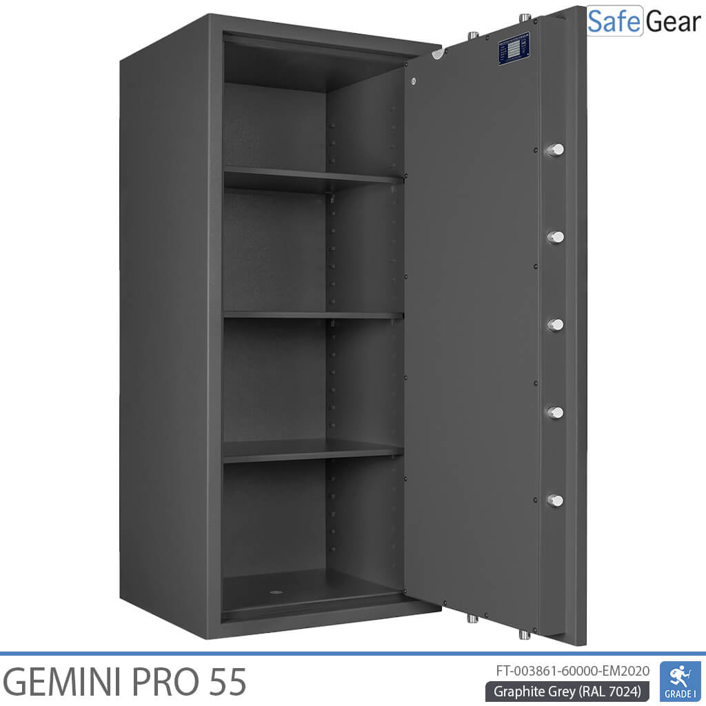 Gemini Pro 55 - Security Safe (292 Liters) - Burglary Test Grade 1
